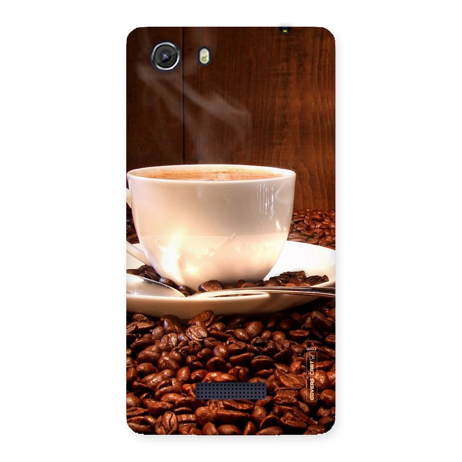 Caffeine Beans Back Case for Micromax Unite 3