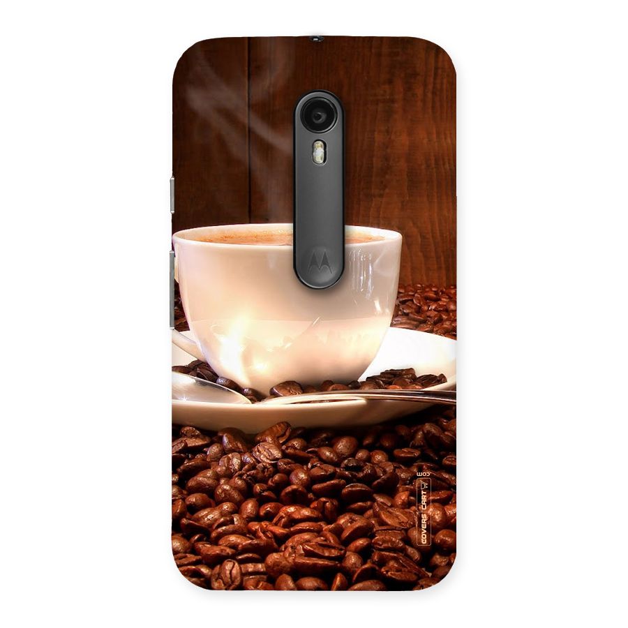 Caffeine Beans Back Case for Moto G Turbo