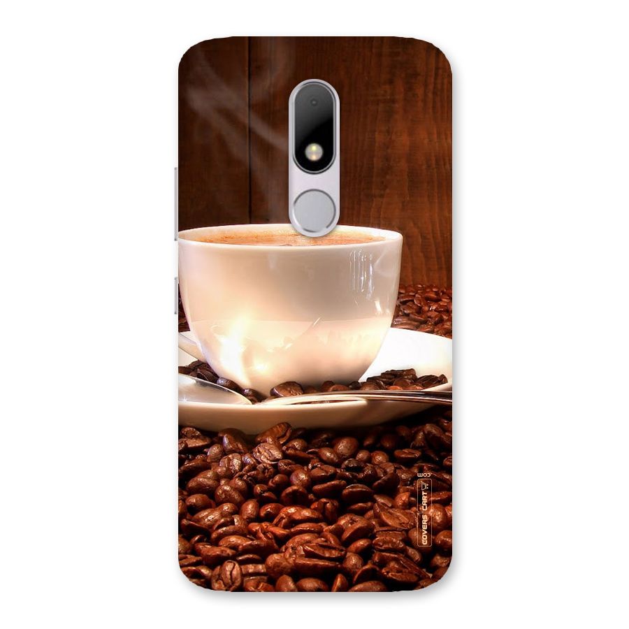 Caffeine Beans Back Case for Moto M