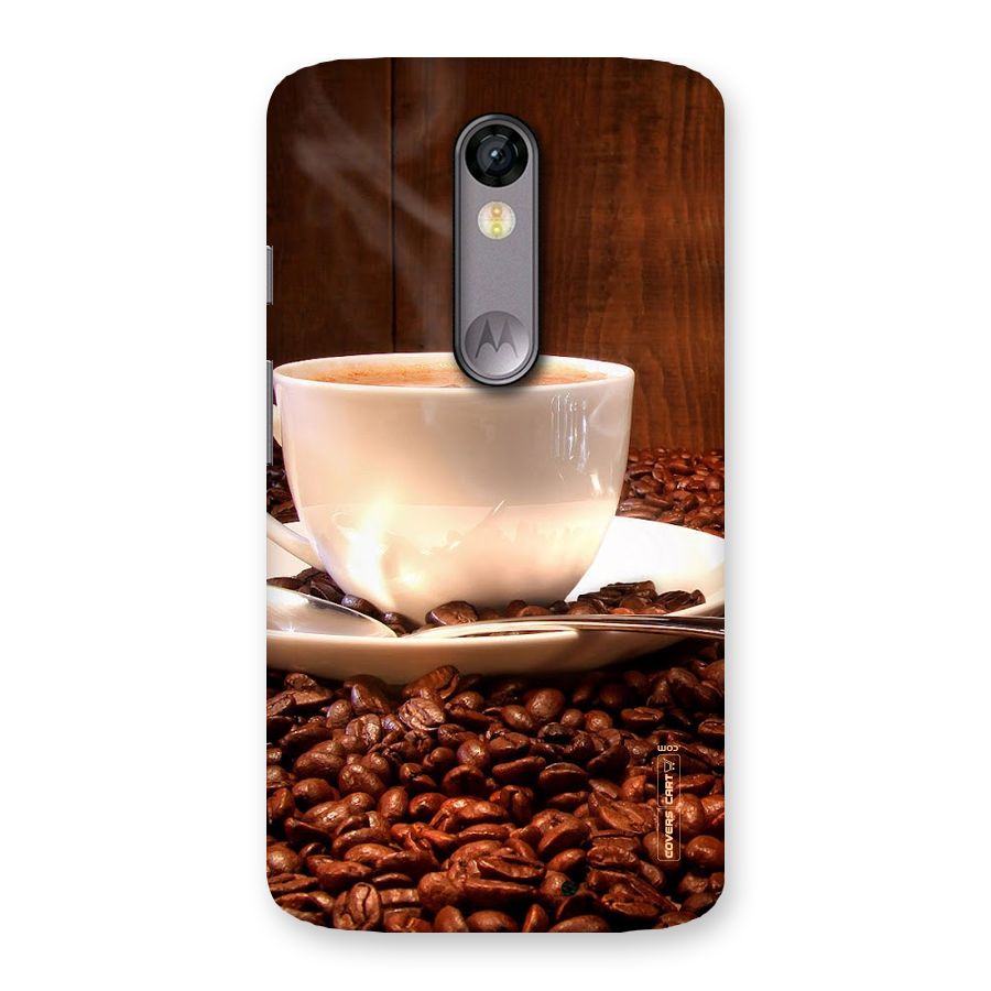 Caffeine Beans Back Case for Moto X Force