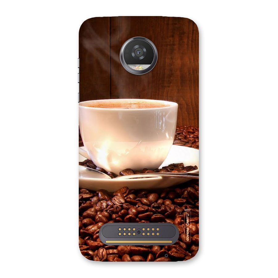 Caffeine Beans Back Case for Moto Z2 Play