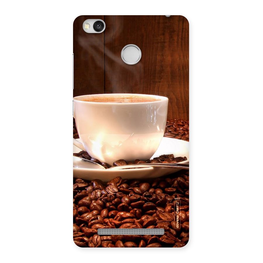 Caffeine Beans Back Case for Redmi 3S Prime