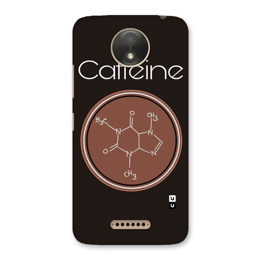 Caffeine Making Back Case for Moto C Plus
