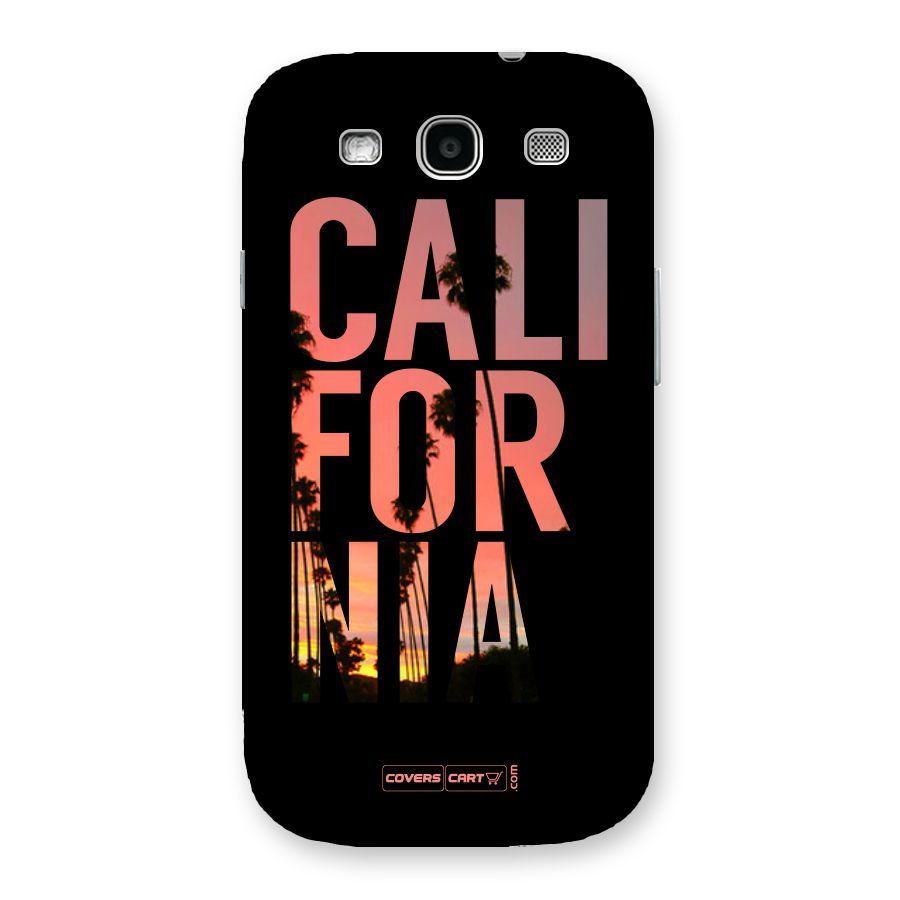 California Back Case for Galaxy S3