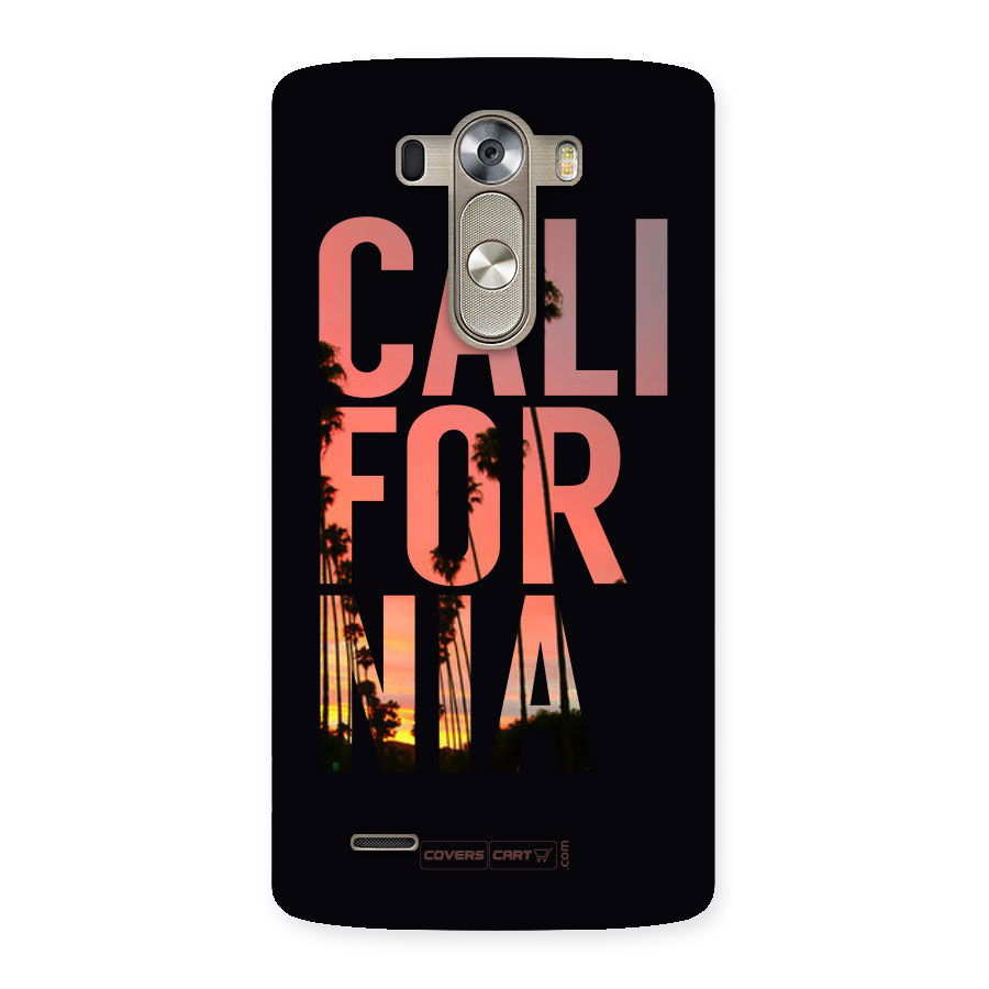 California Back Case for LG G3