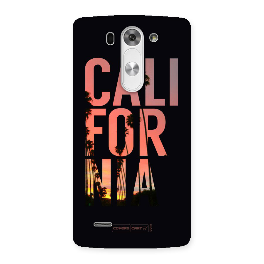 California Back Case for LG G3 Beat