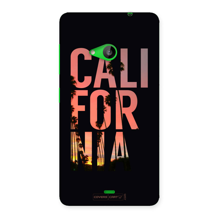 California Back Case for Lumia 535