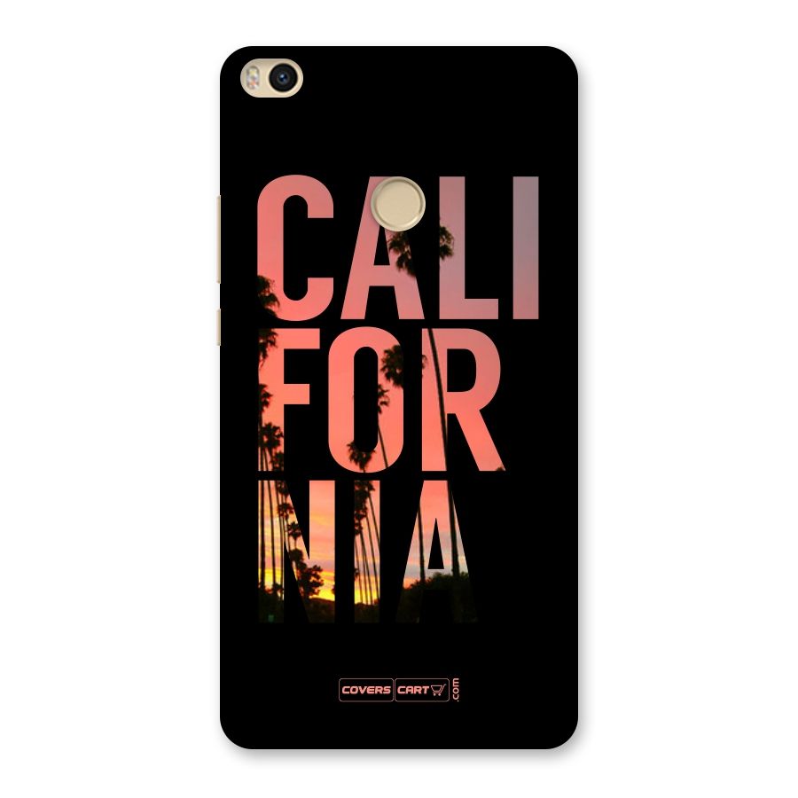 California Back Case for Mi Max 2