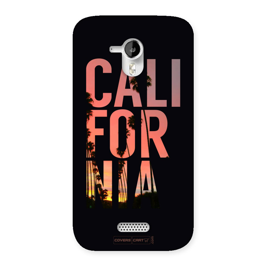 California Back Case for Micromax A116 Canvas HD