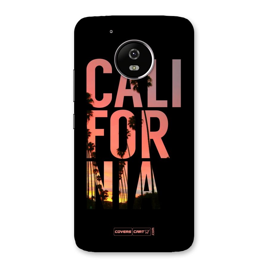 California Back Case for Moto G5