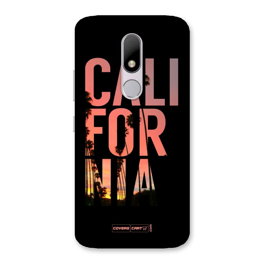 California Back Case for Moto M