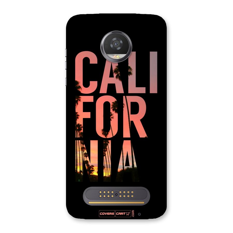 California Back Case for Moto Z2 Play