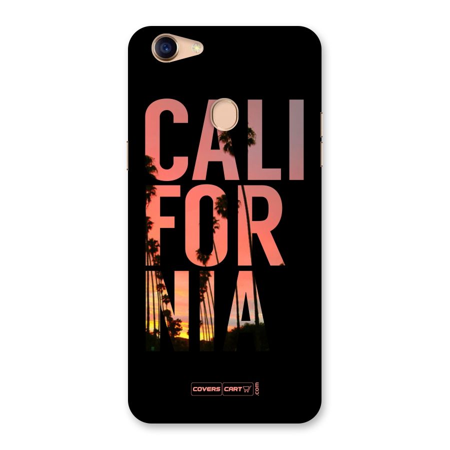 California Back Case for Oppo F5