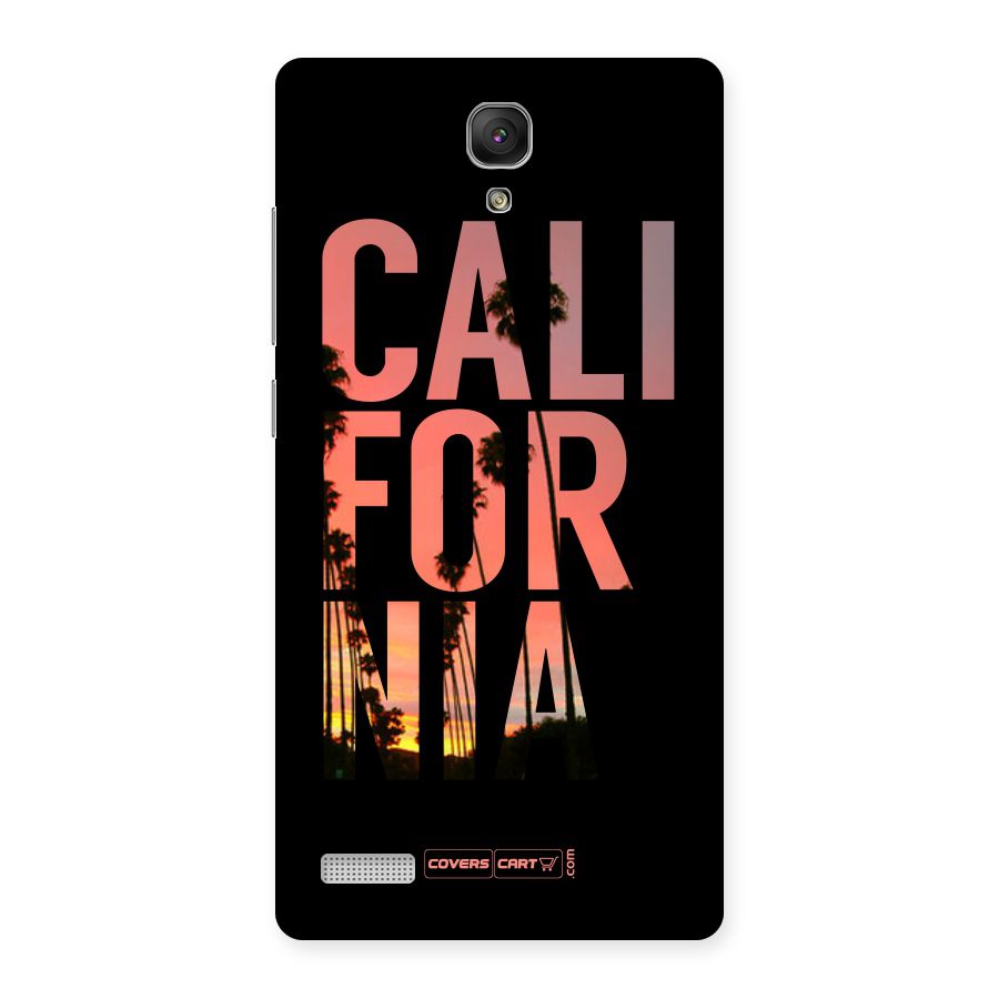 California Back Case for Redmi Note Prime
