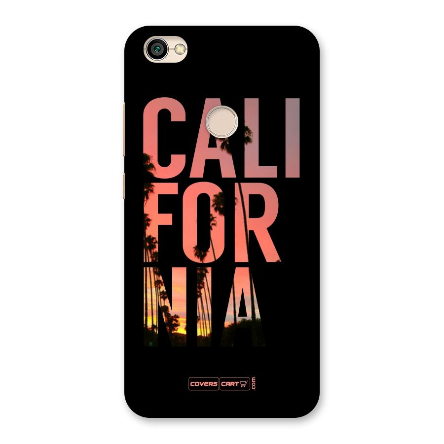 California Back Case for Redmi Y1 2017