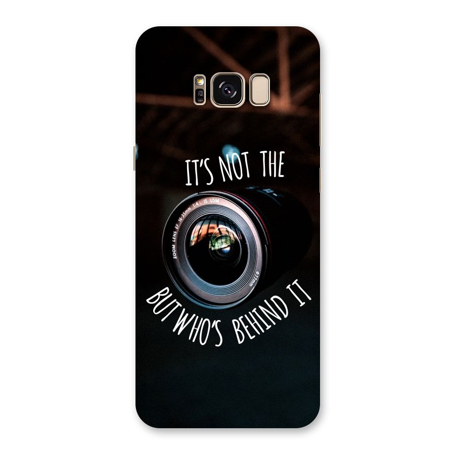Camera Quote Back Case for Galaxy S8 Plus