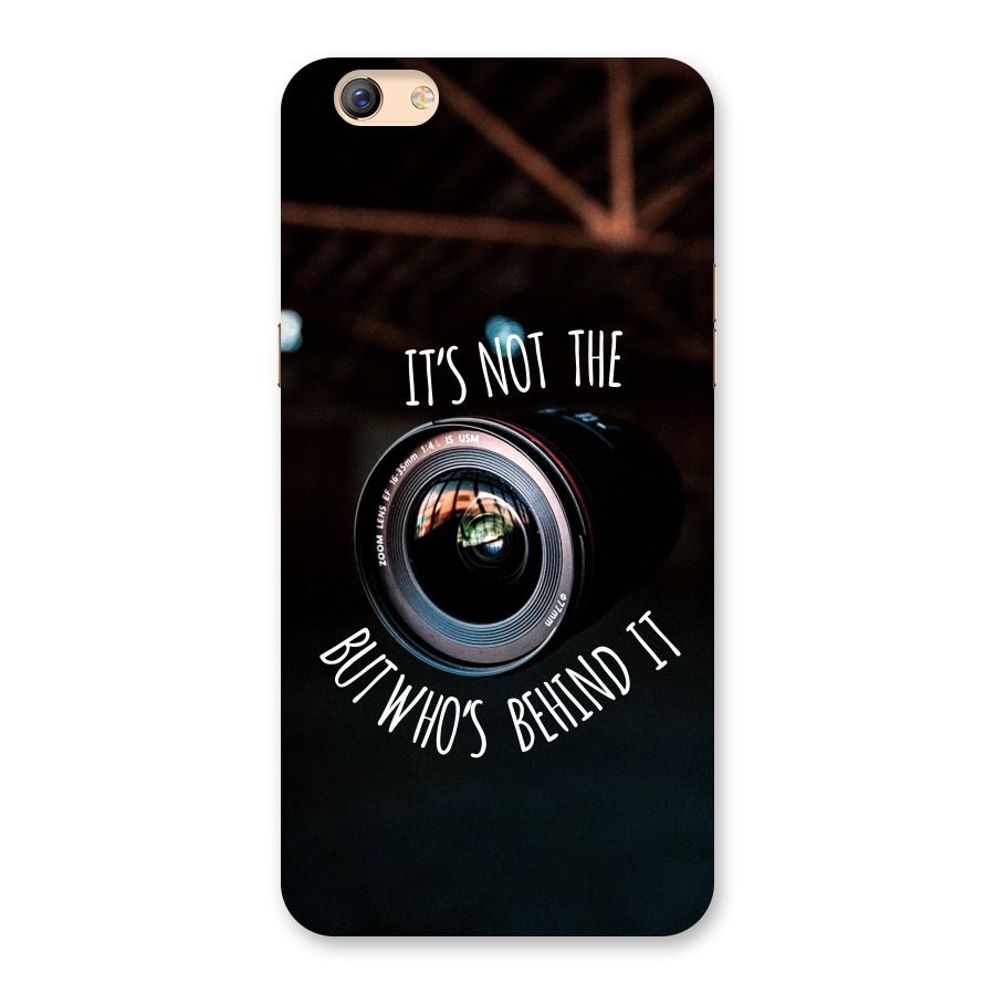 Camera Quote Back Case for Oppo F3 Plus