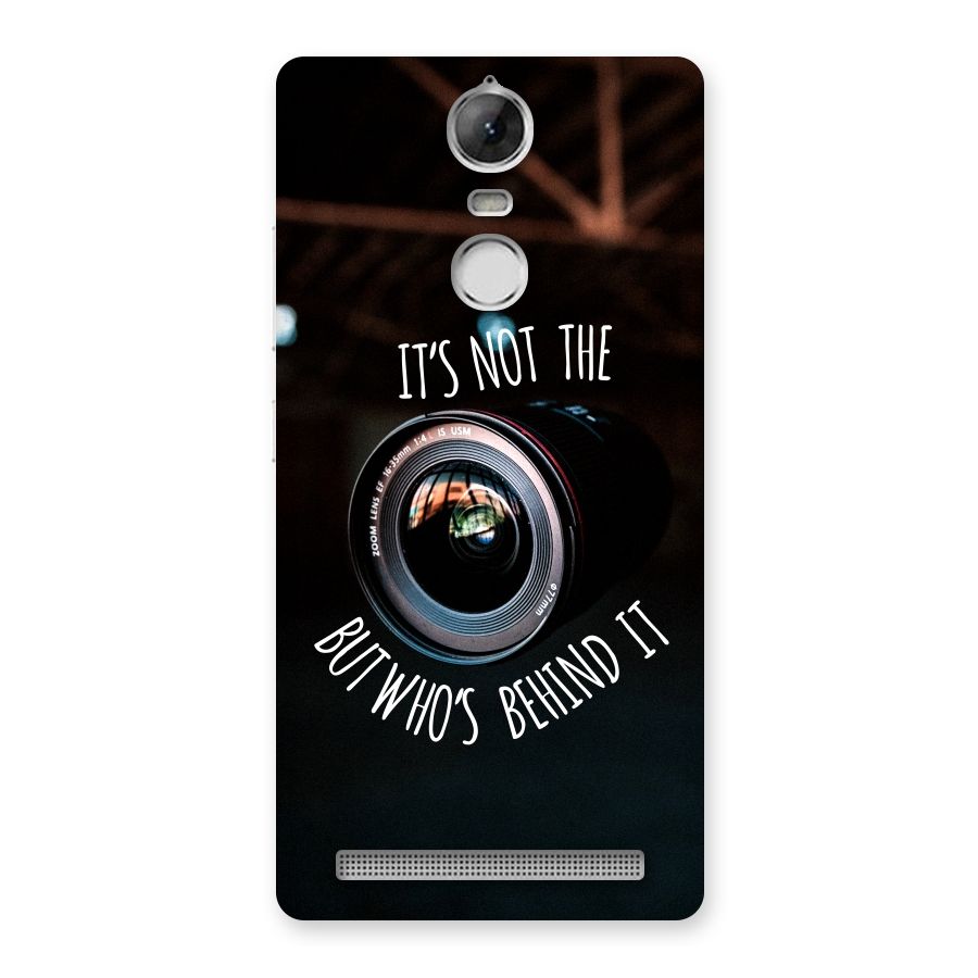 Camera Quote Back Case for Vibe K5 Note