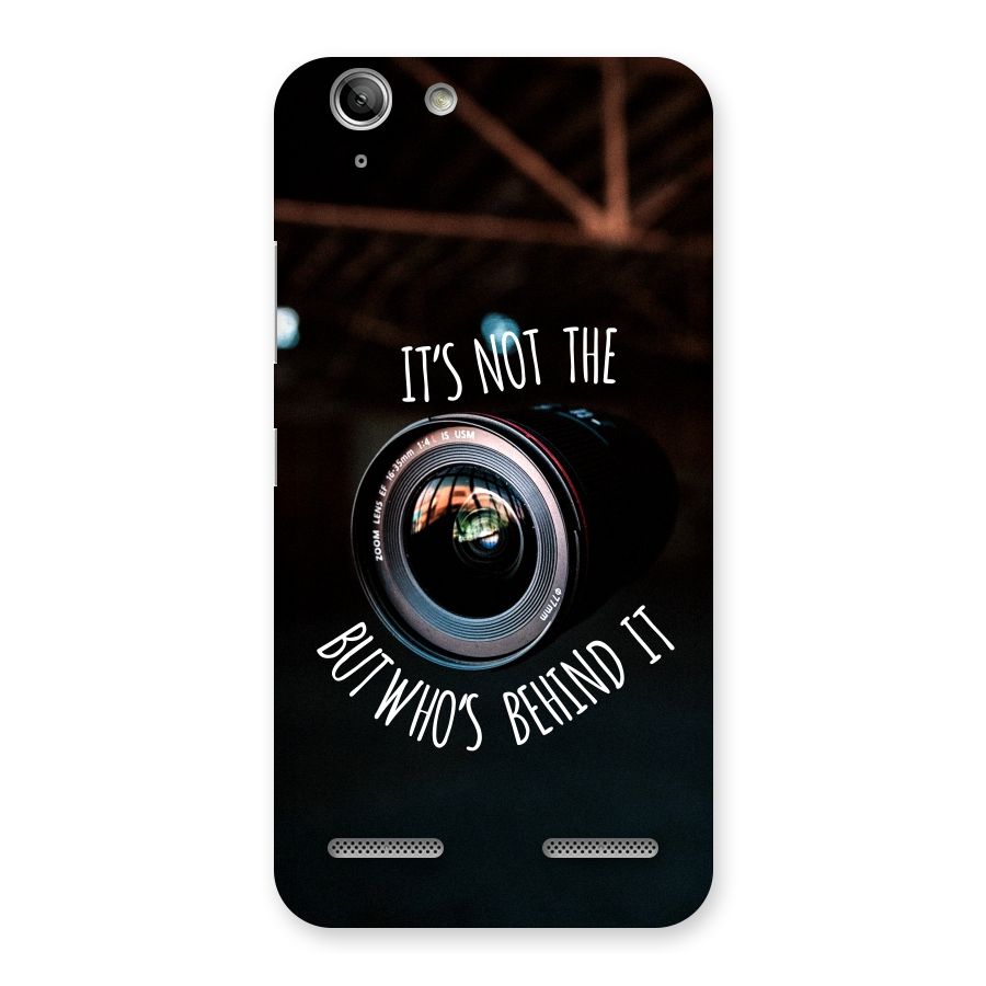 Camera Quote Back Case for Vibe K5 Plus