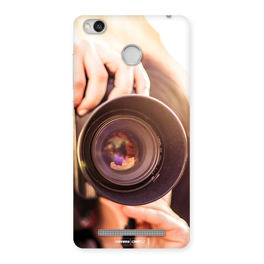Camera Lovers Back Case for Redmi 3S Prime