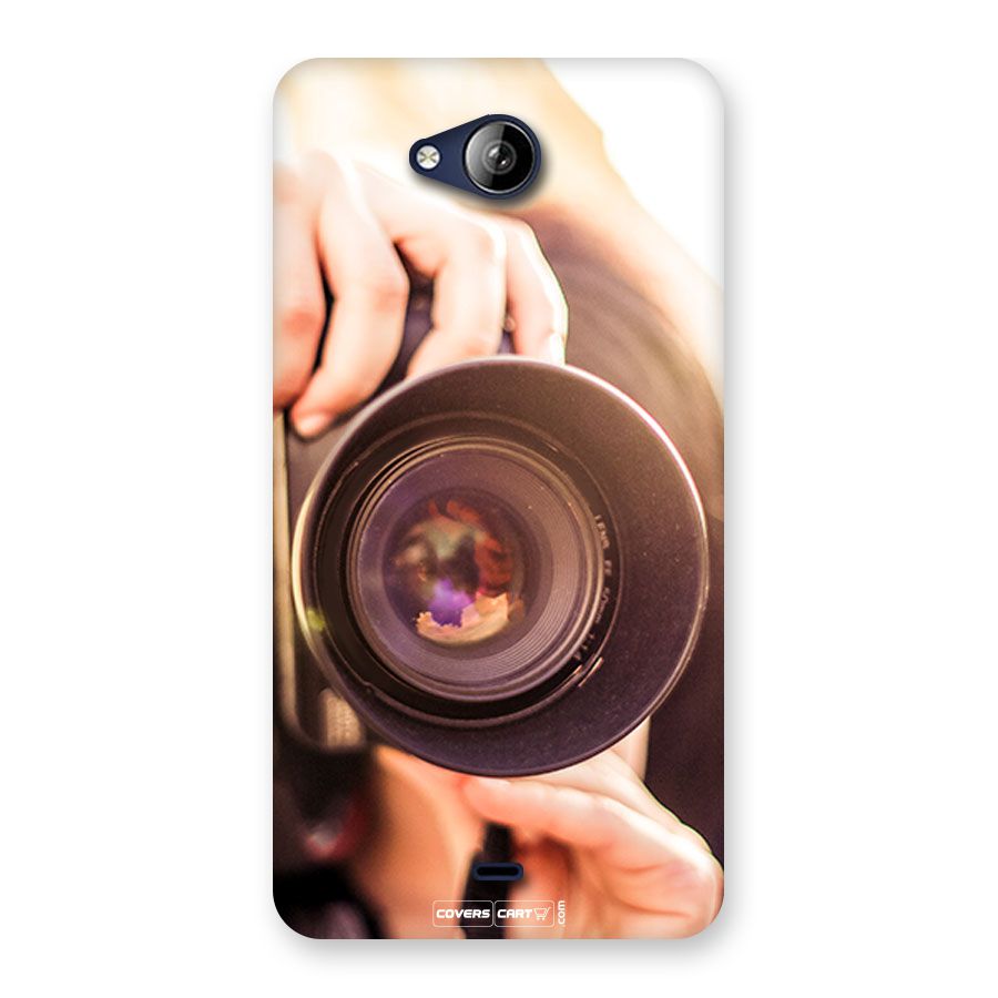 Camera Lovers Back Case for Canvas Play Q355
