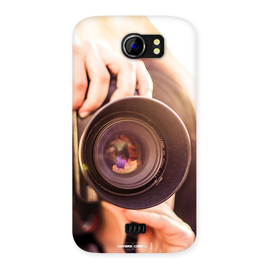 Camera Lovers Back Case for Micromax Canvas 2 A110