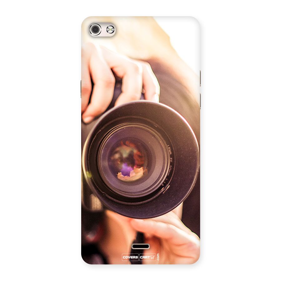 Camera Lovers Back Case for Micromax Canvas Silver 5