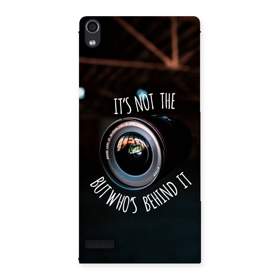Camera Quote Back Case for Ascend P6