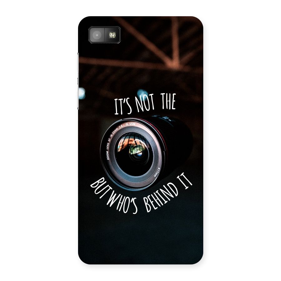 Camera Quote Back Case for Blackberry Z10