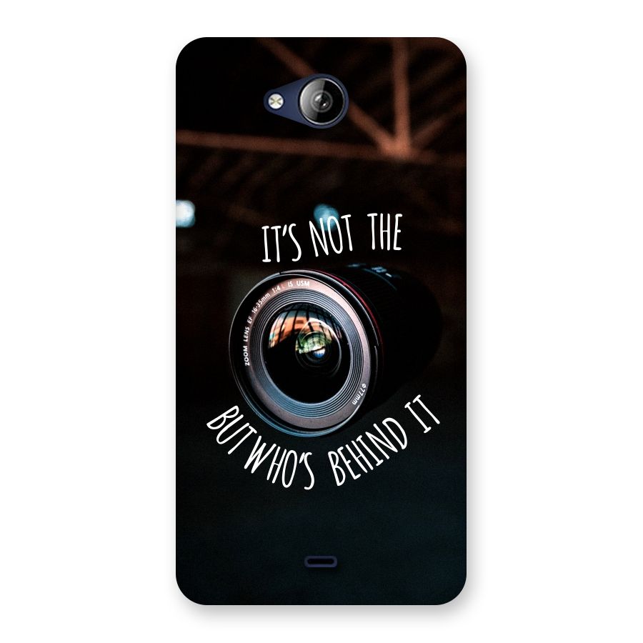 Camera Quote Back Case for Canvas Play Q355