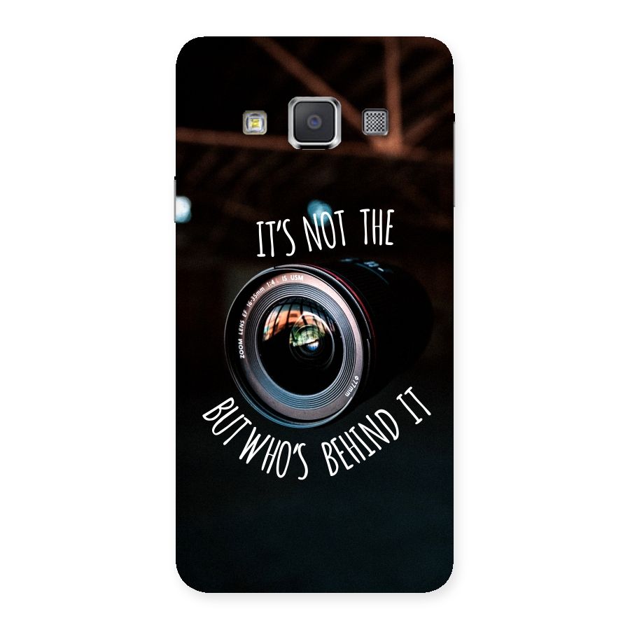 Camera Quote Back Case for Galaxy A3