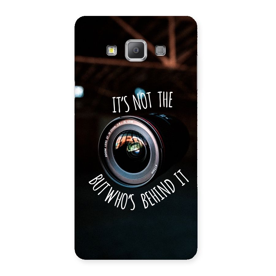 Camera Quote Back Case for Galaxy A7