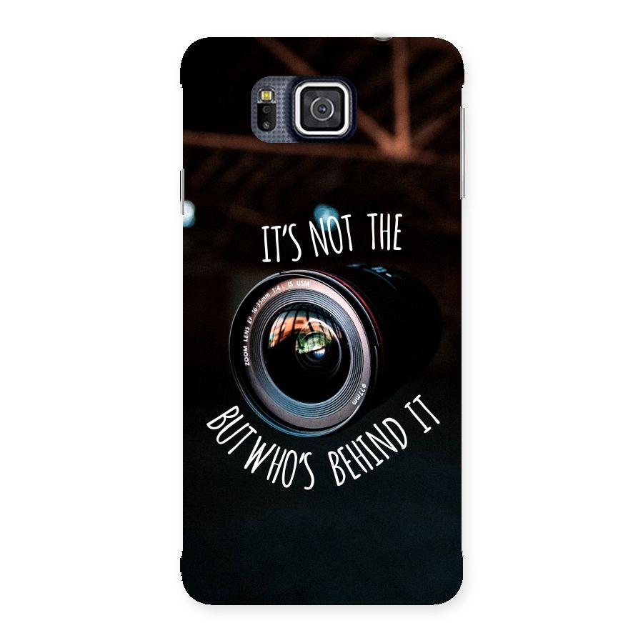 Camera Quote Back Case for Galaxy Alpha