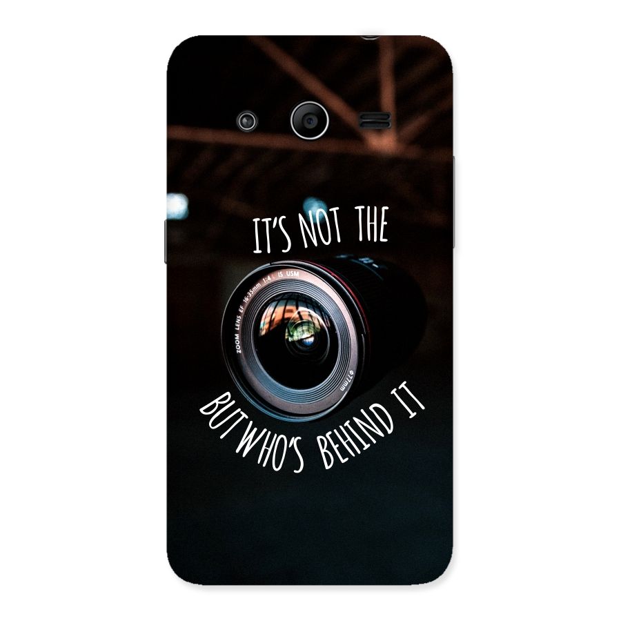Camera Quote Back Case for Galaxy Core 2