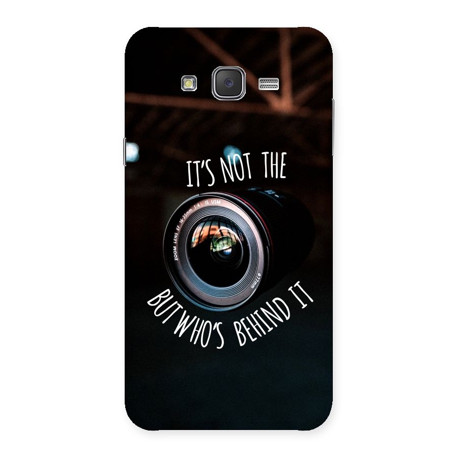 Camera Quote Back Case for Galaxy J7