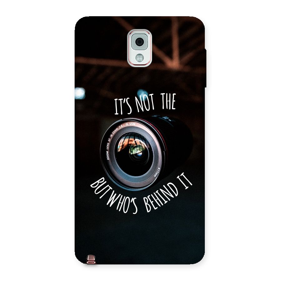 Camera Quote Back Case for Galaxy Note 3