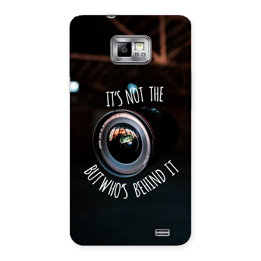 Camera Quote Back Case for Galaxy S2