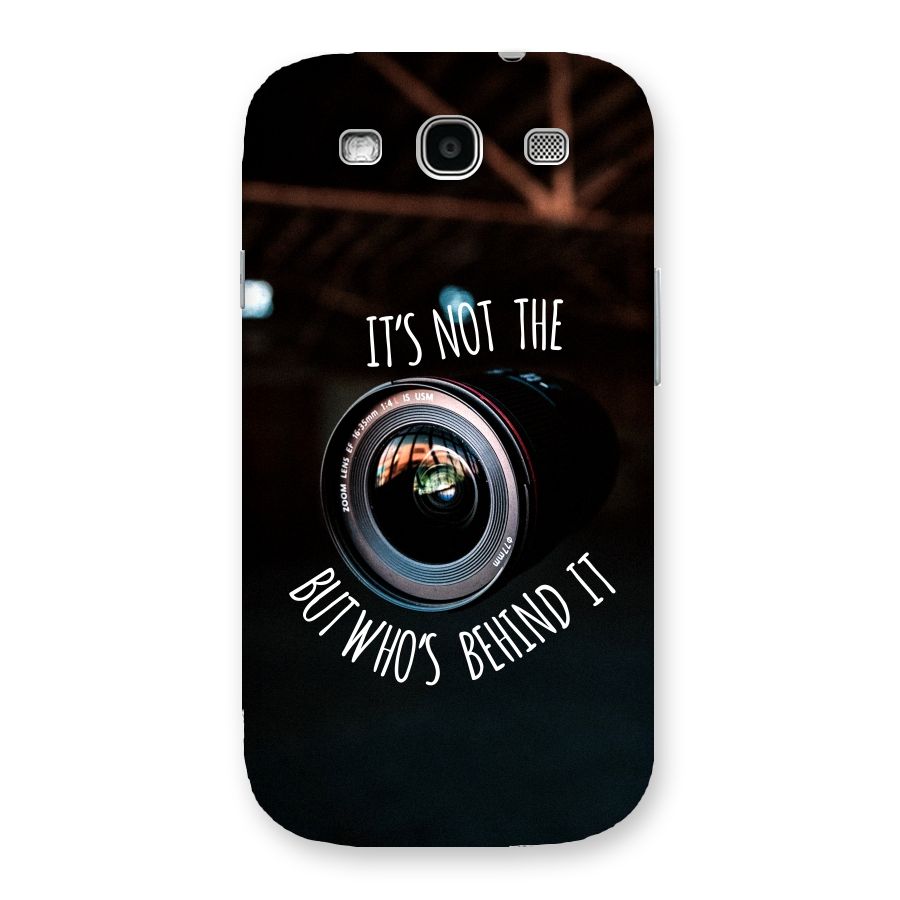Camera Quote Back Case for Galaxy S3