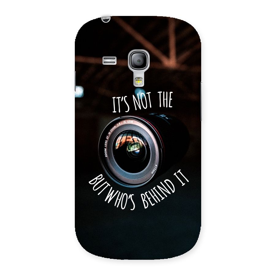 Camera Quote Back Case for Galaxy S3 Mini