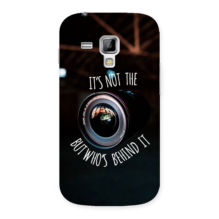 Camera Quote Back Case for Galaxy S Duos