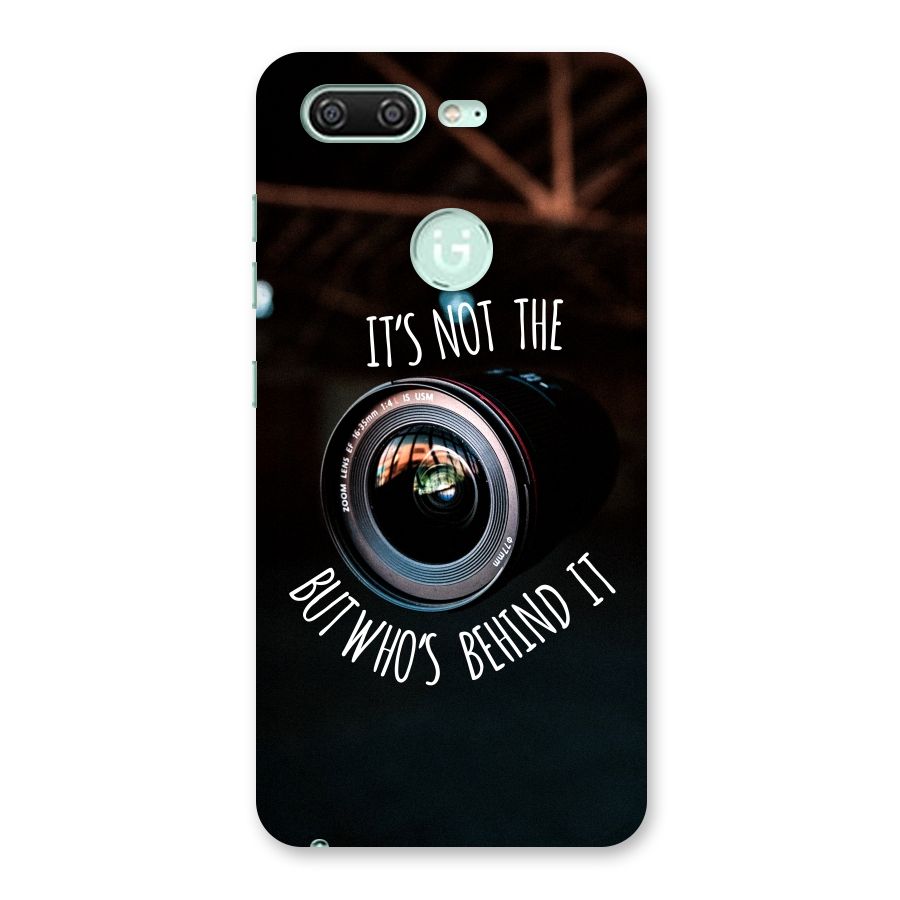 Camera Quote Back Case for Gionee S10