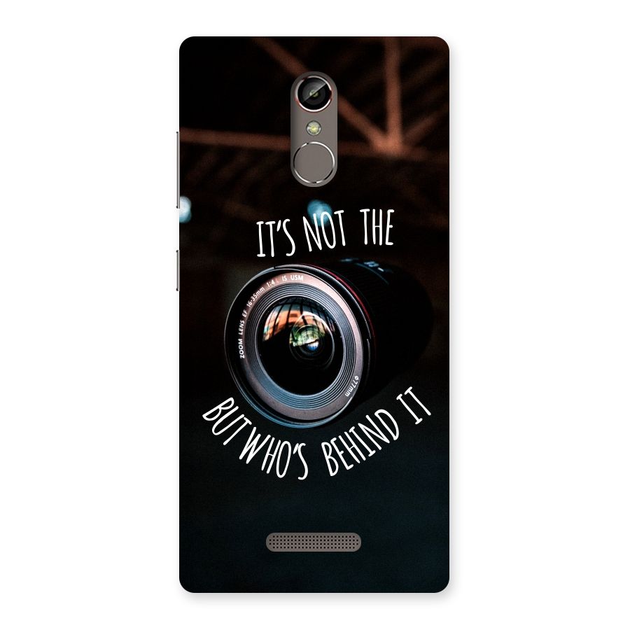 Camera Quote Back Case for Gionee S6s