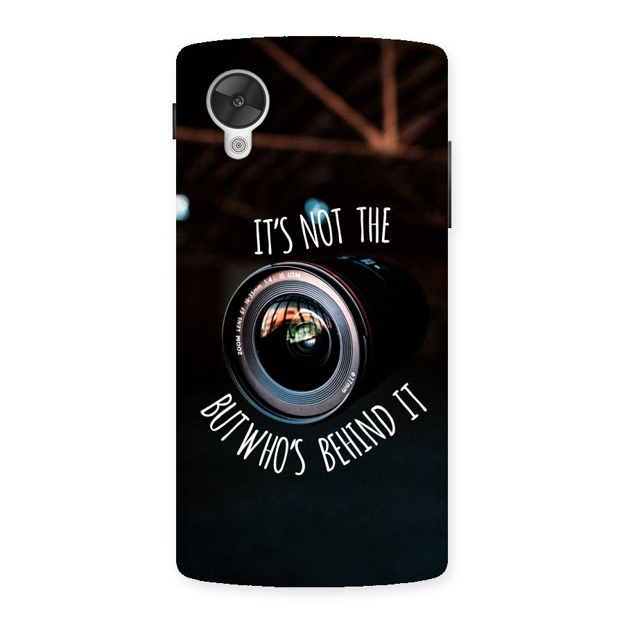 Camera Quote Back Case for Google Nexsus 5