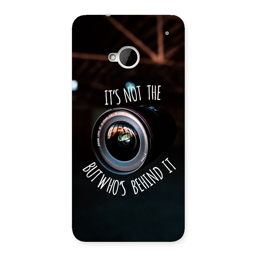Camera Quote Back Case for HTC One M7