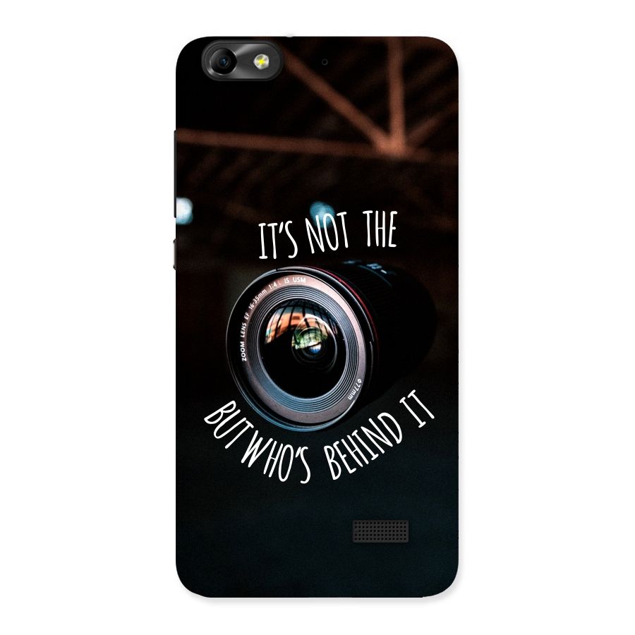 Camera Quote Back Case for Honor 4C