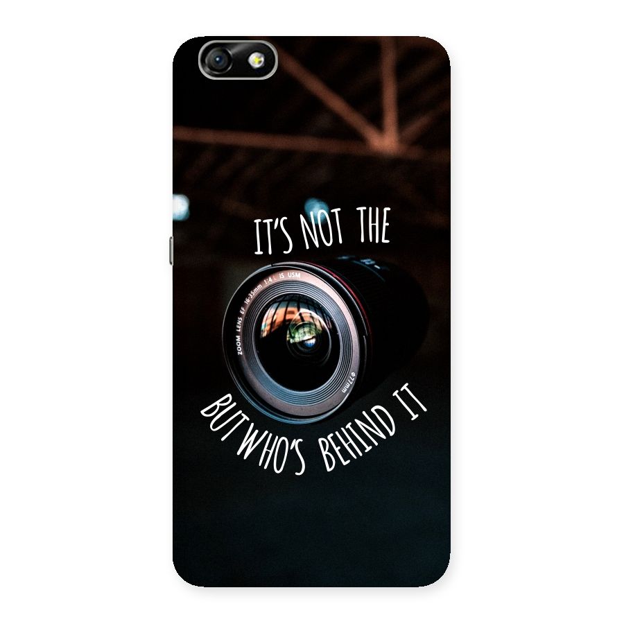 Camera Quote Back Case for Honor 4X