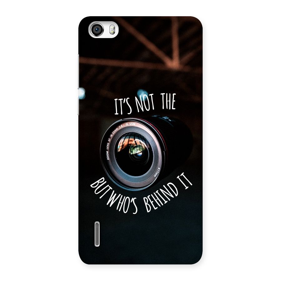 Camera Quote Back Case for Honor 6