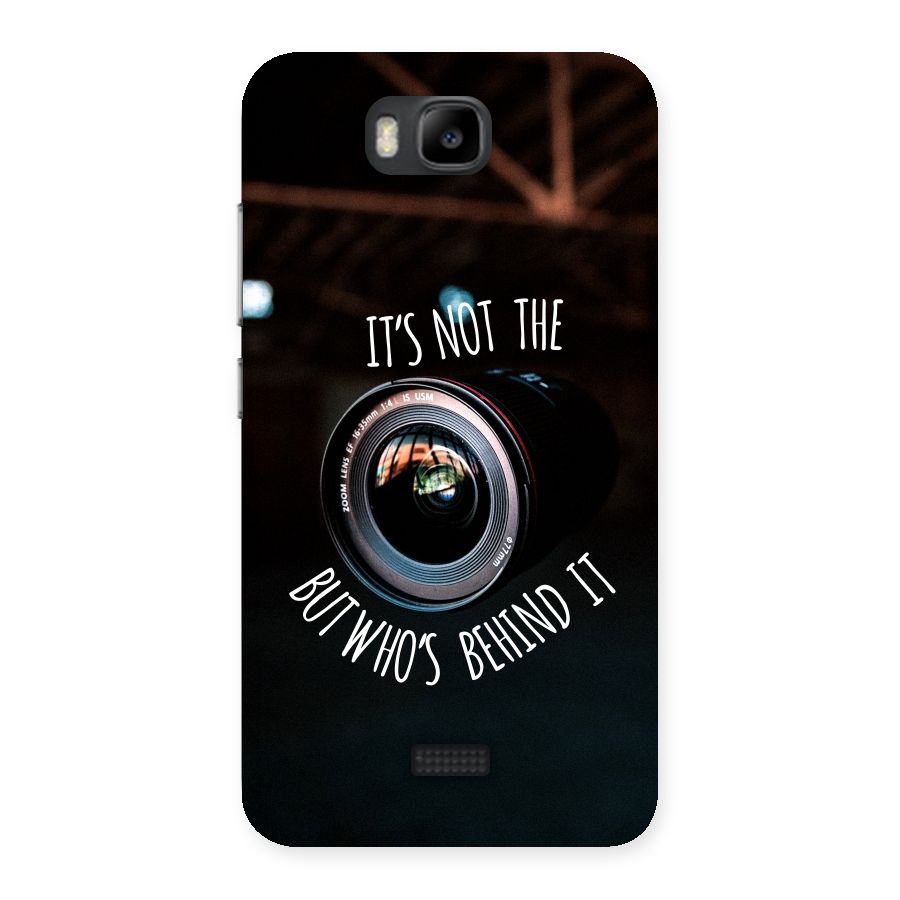 Camera Quote Back Case for Honor Bee