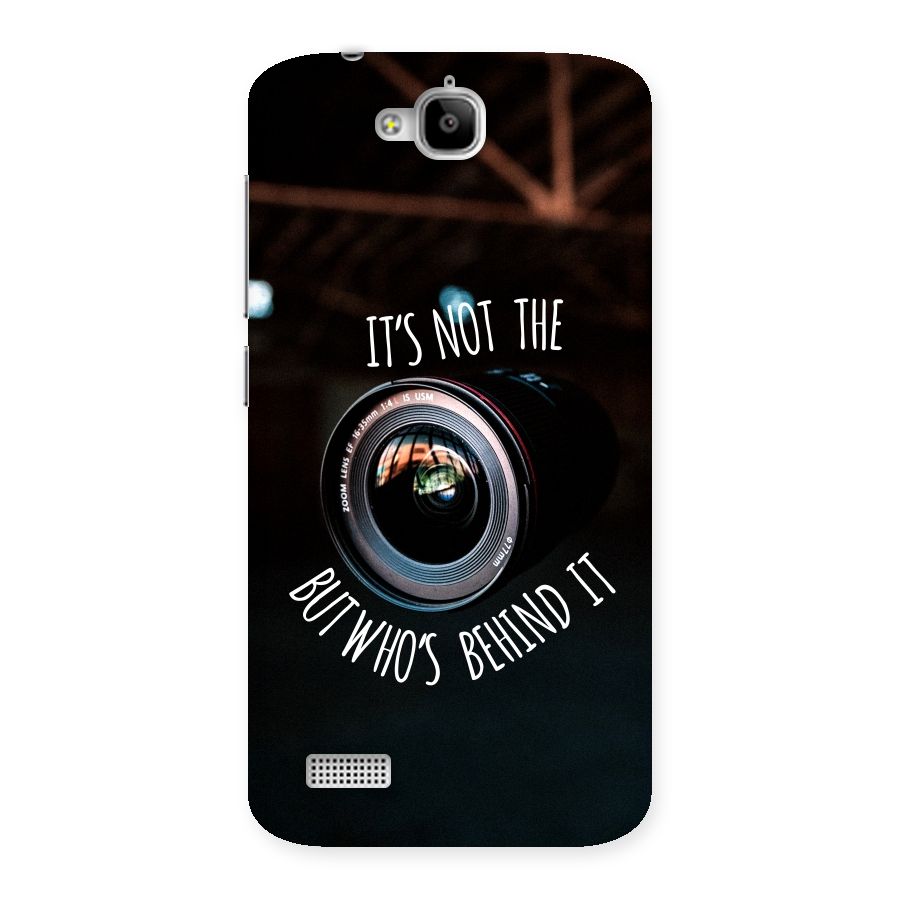 Camera Quote Back Case for Honor Holly
