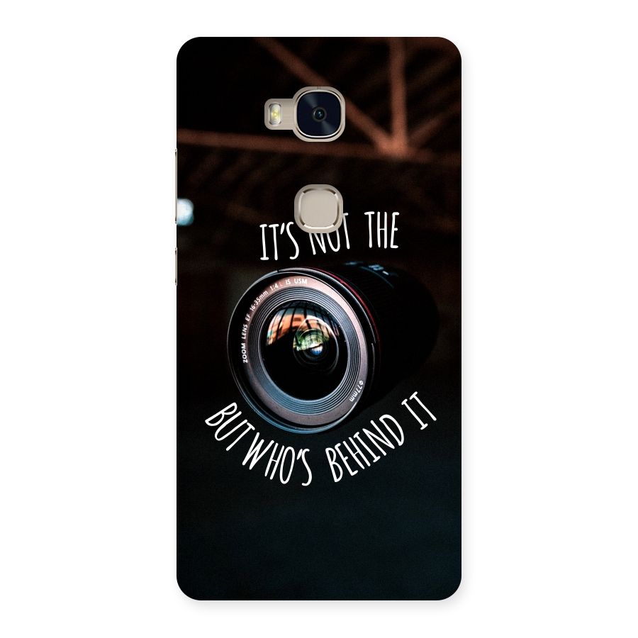 Camera Quote Back Case for Huawei Honor 5X